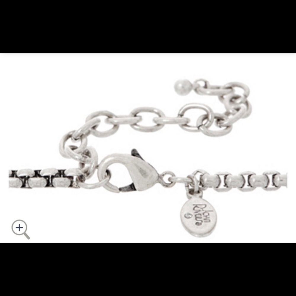 JOAN RIVERS Sliding Chain Necklace w/Double Tassel - Picture 3 of 4